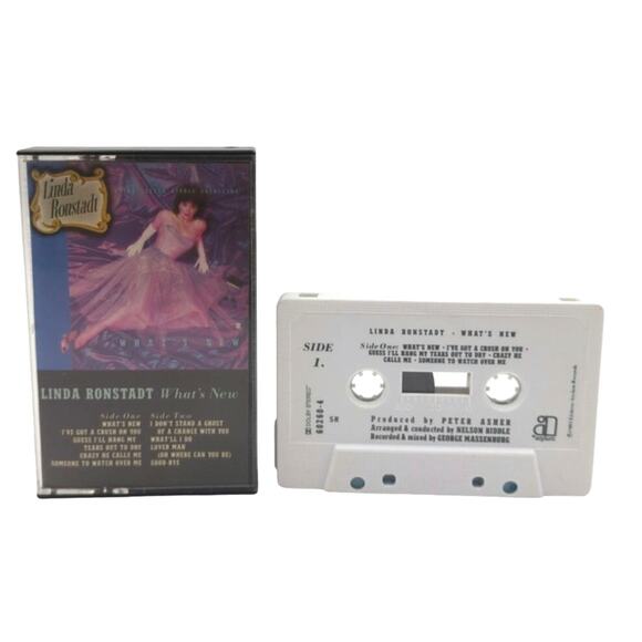 Linda Ronstadt What's New Cassette Tape 1983 Asylum Tested Works - Picture 1 of 3
